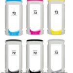 130ml Dye Cyan para HP Designjet T1100,T1200,T1300,T2300#72