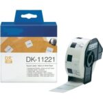 Blanco23mmX23mm 1000psc paraBrother P-Touch QL1000 1050 1060
