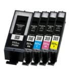 22ML Com paraCanon Pixma IP7250,MG5450,MG6350#PGI-550XLPGBK.