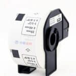 White 39mmX48m Compa Brother P-Touch QL500,550,570,580,710