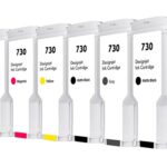 Tinta Compatible HP 730XGY · para Grey 300ML Dye Reman T1600, T1700, T2600, T940