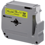 Laminato Black-Yellow 12mmX8m Brother label#MK-631BZ