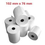 Opaco White Adesivo Roll:102mm x 76mm, 440 labels,Diametro 40mm Ad inchiostro